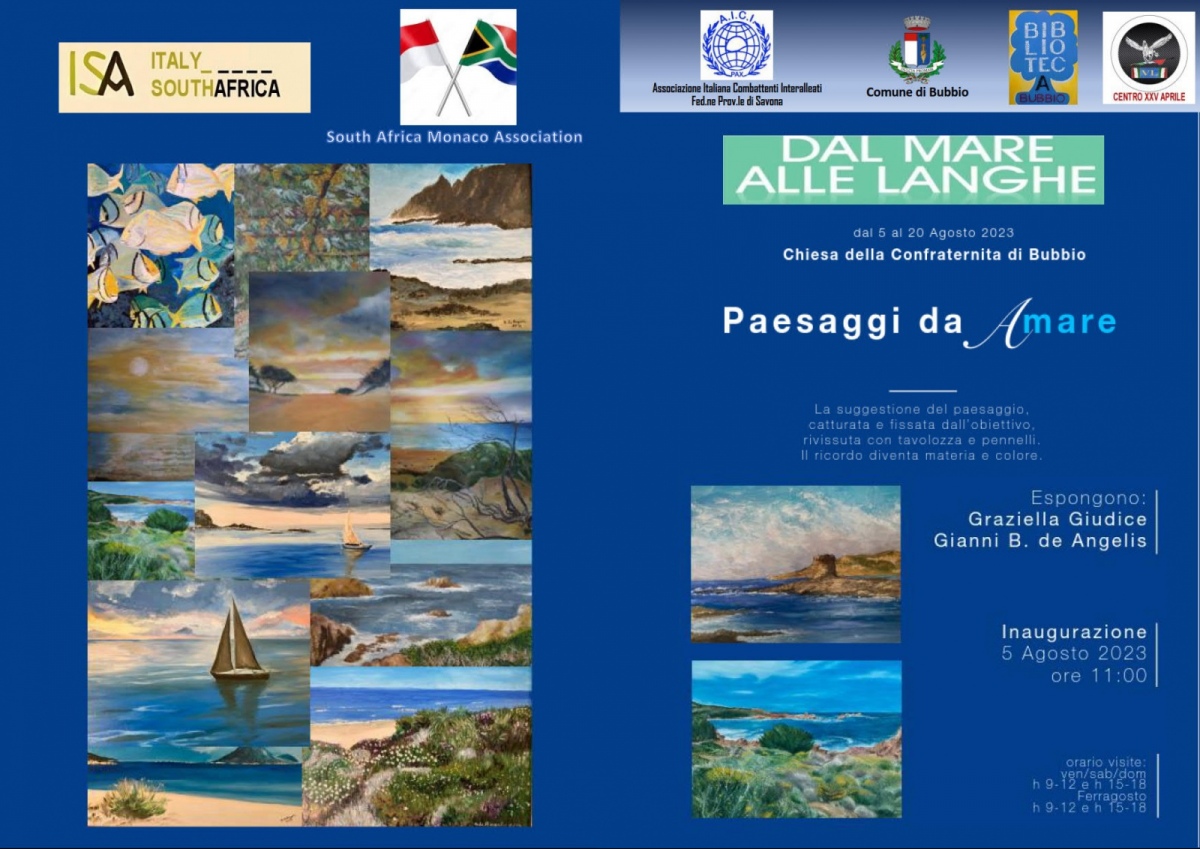 Inaugura la Mostra d'arti visive. «Paesaggi da Amare» a Bubbio (Asti)